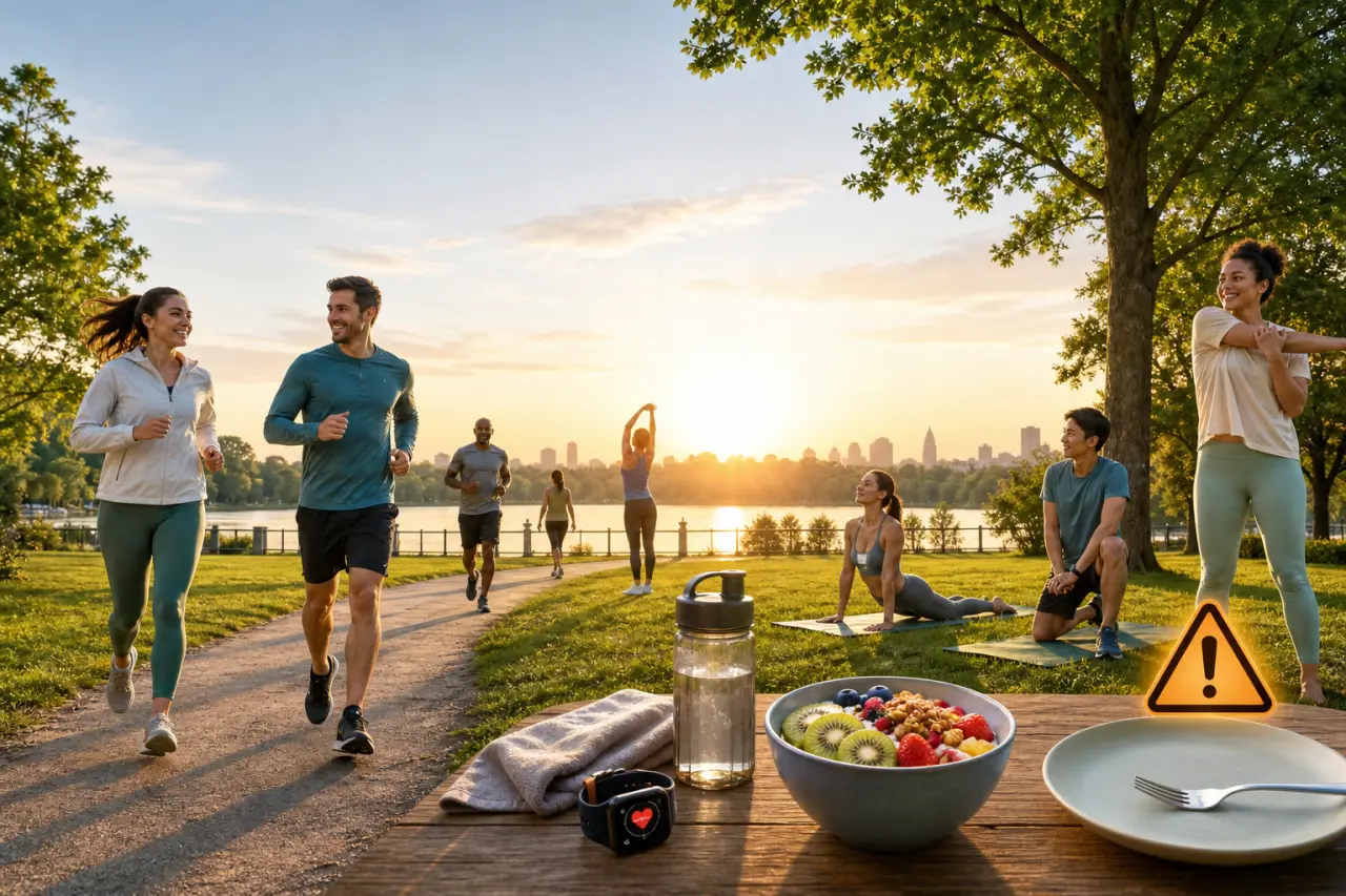 Sport le matin : bienfaits réels, risques du jeûne et routine idéale