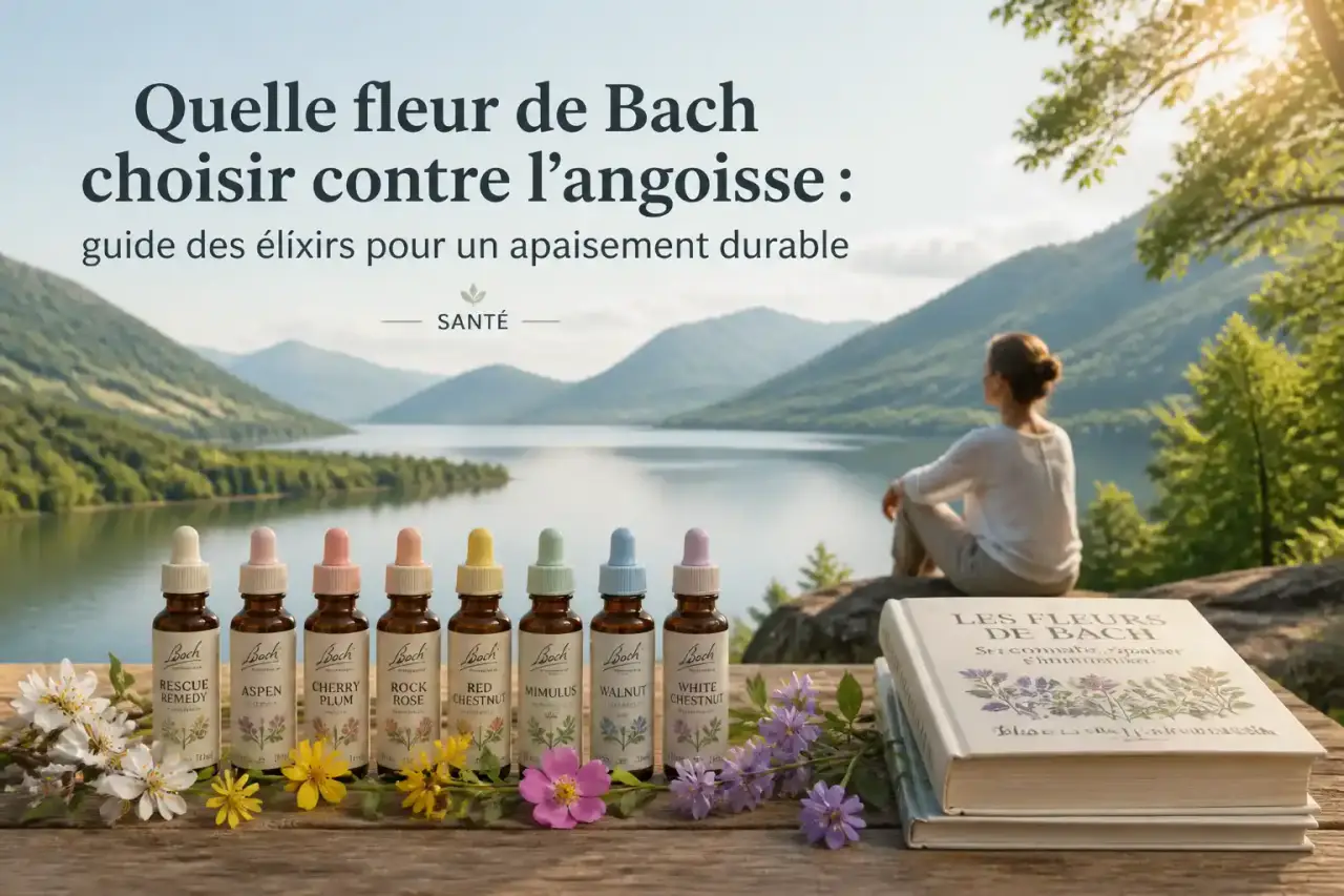 Quelle fleur de Bach choisir contre l'angoisse : guide des élixirs pour un apaisement durable