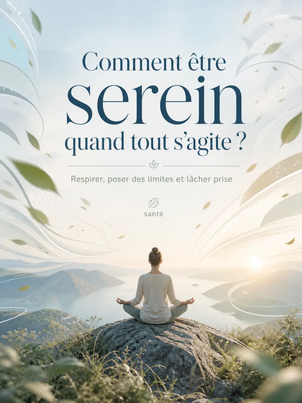Comment être serein quand tout s’agite ? Respirer, poser des limites et lâcher prise