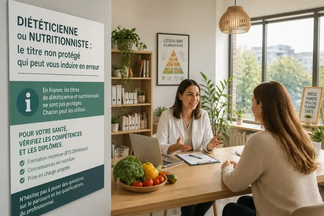 Diététicienne ou nutritionniste : le titre non protégé qui peut vous induire en erreur