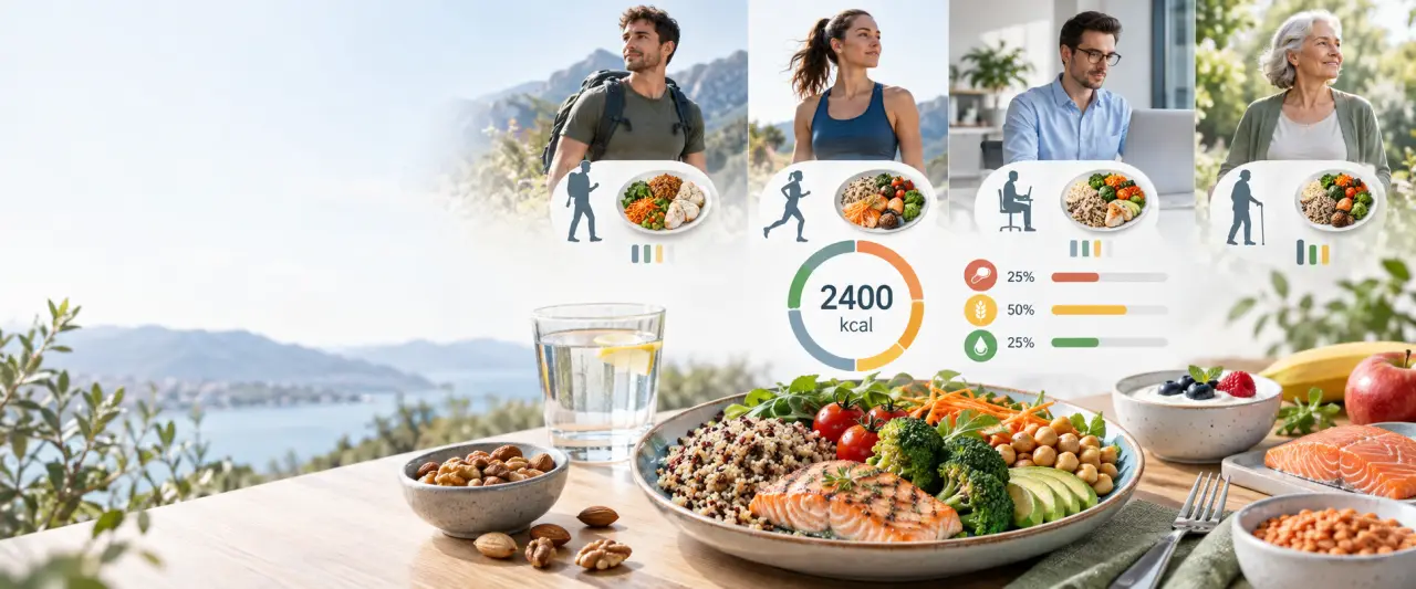 2400 kcal par jour : comment ajuster vos apports nutritionnels selon votre profil