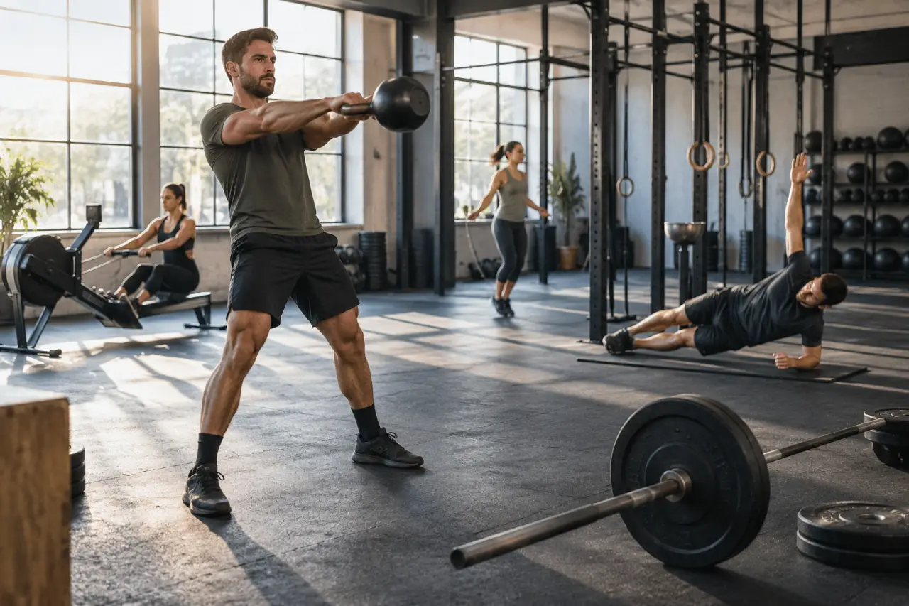 Exercices de CrossFit : bâtir un WOD solide avec force, cardio et gainage